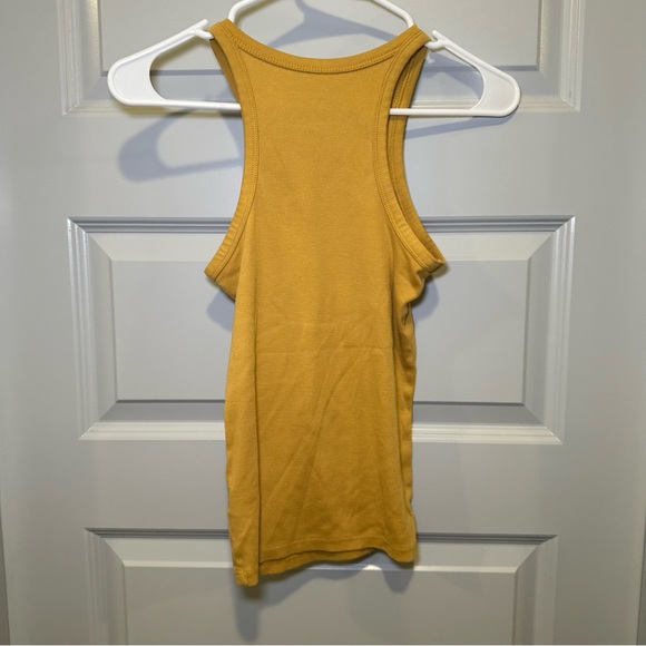 Aeropostale Mustard Yellow Seriously Soft Heritage Tank S - Picture 7 of 7